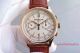 AAA Grade Replica Swiss Patek Philippe Geneve Chronograph Watch with White Face Brown Leather Band (10)_th.jpg